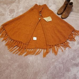 Lambswool Poncho Shawl